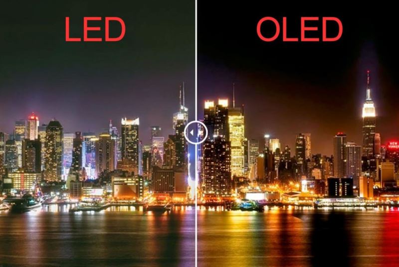 OLED vs LED display comparison