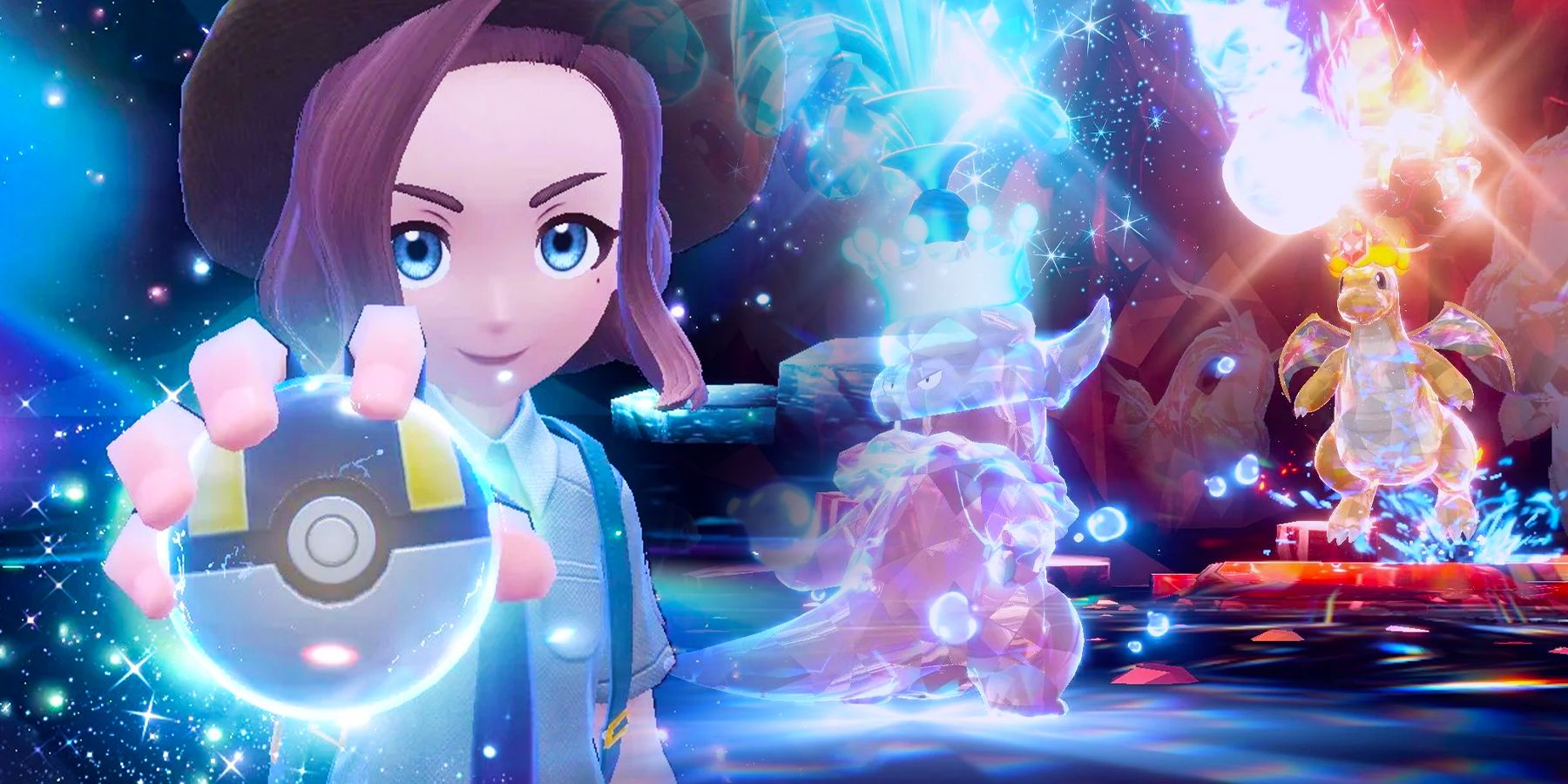 Pokemon Scarlet and Violet Tera Raid gameplay