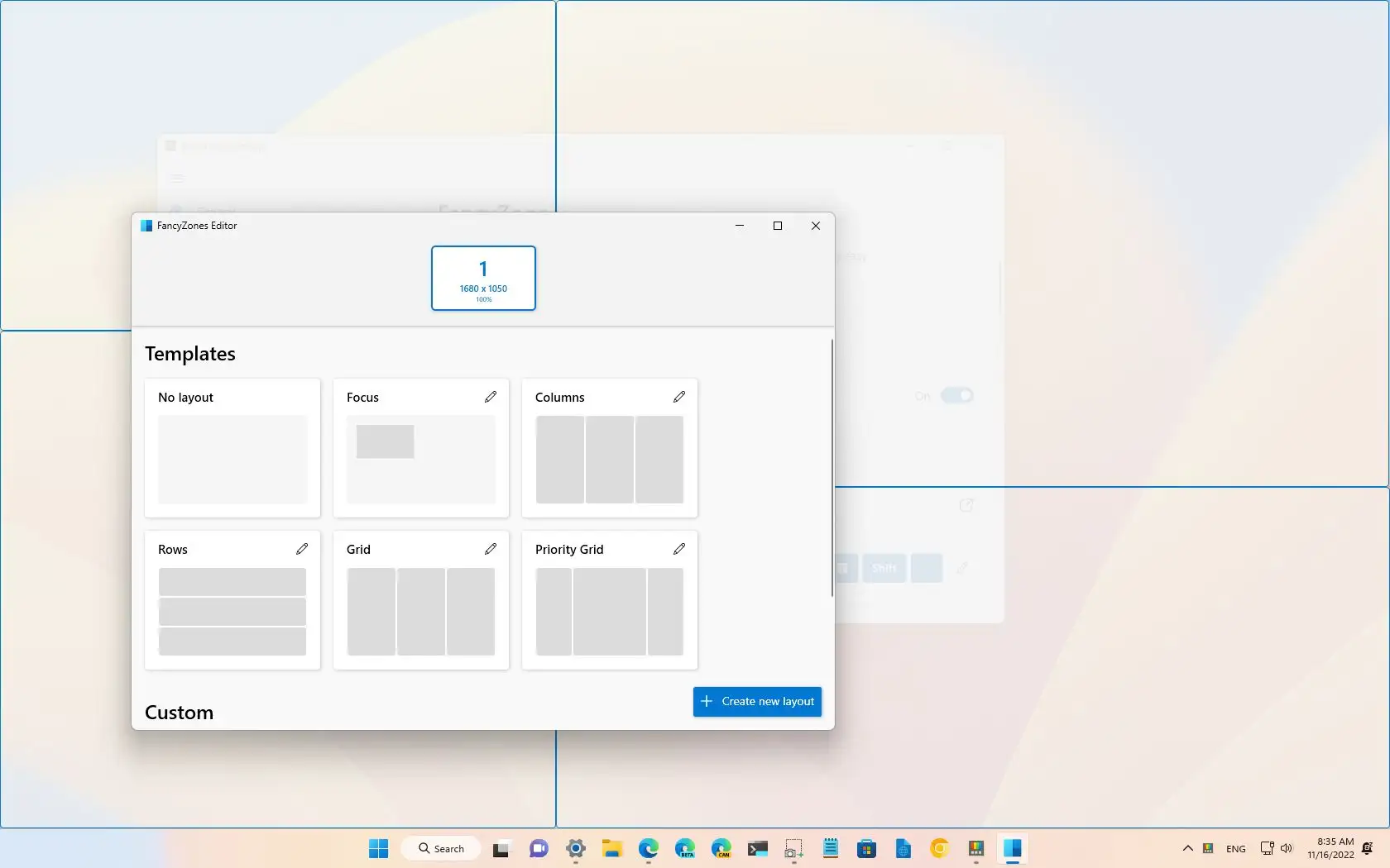 windows 11 snap layouts interface multiple screens