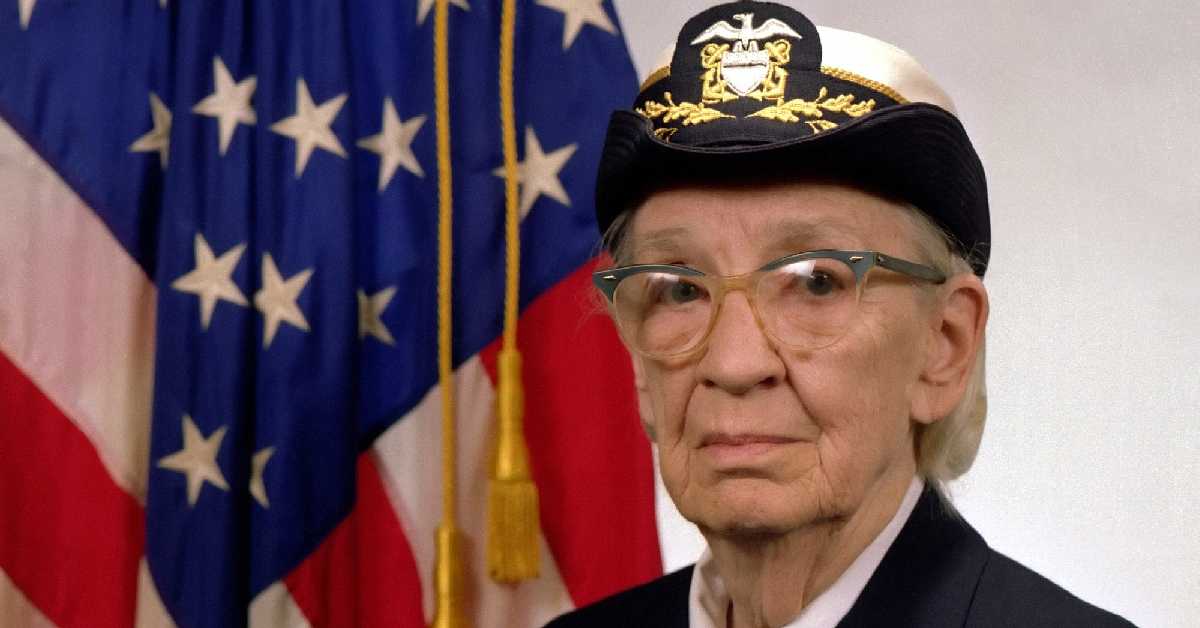 Grace Hopper receiving Presidential Medal of Freedom